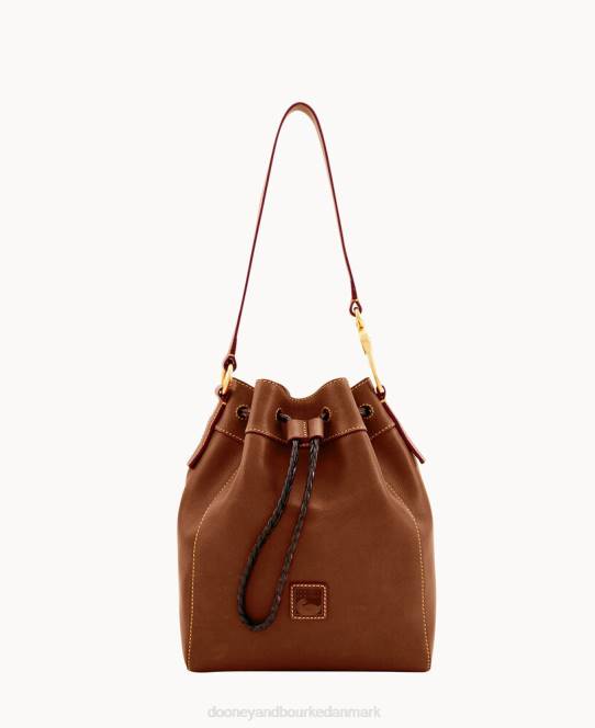 Dooney & Bourke florentinsk hattie snøre JV0J2945 poser kastanje