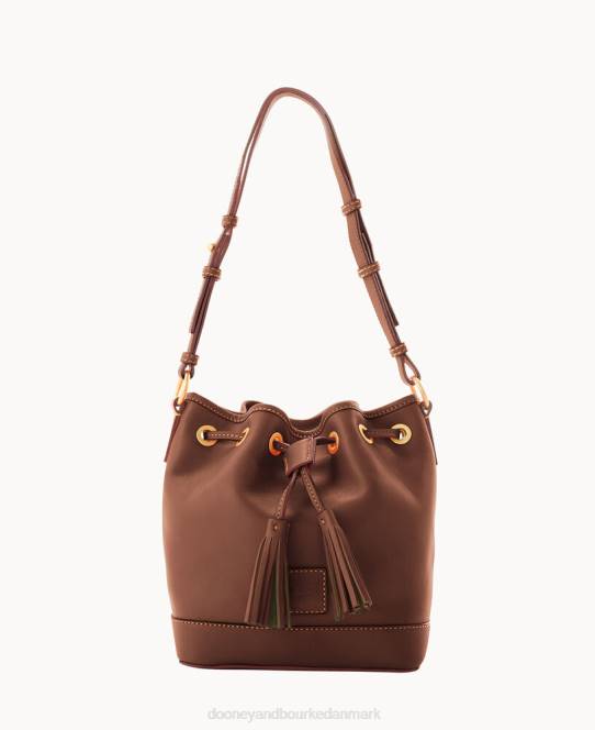 Dooney & Bourke florentinsk lille snøre JV0J3013 poser kastanje