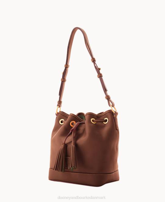 Dooney & Bourke florentinsk lille snøre JV0J3013 poser kastanje