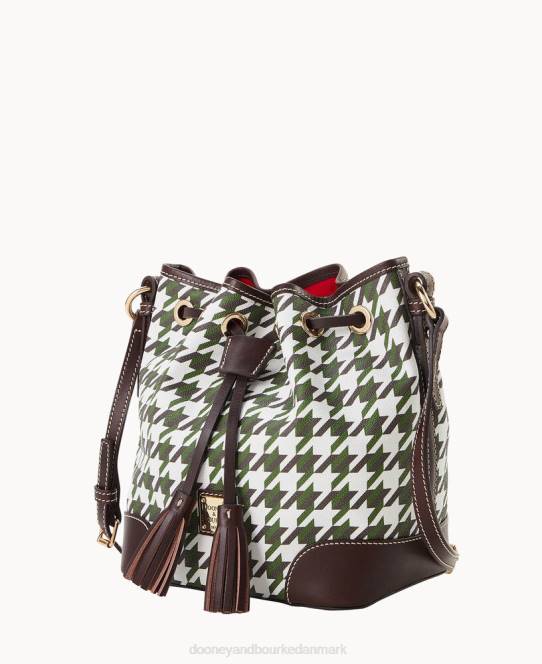 Dooney & Bourke houndstooth crossbody snoretræk JV0J1656 poser grøn