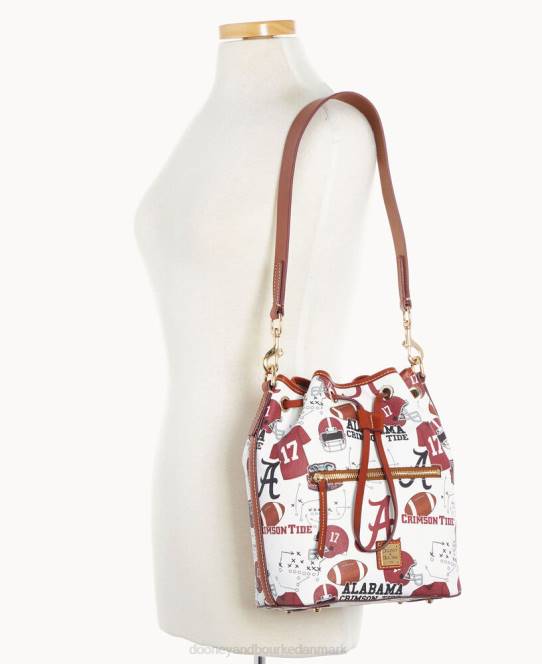 Dooney & Bourke kollegial alabama snøre JV0J3201 poser u af alabama