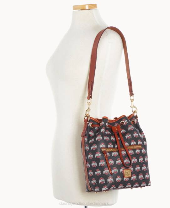 Dooney & Bourke kollegialt snoretræk JV0J3447 poser ohio stat