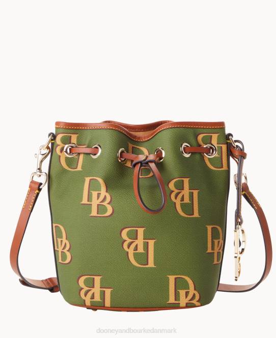 Dooney & Bourke monogram lille snøre JV0J2157 poser avocado