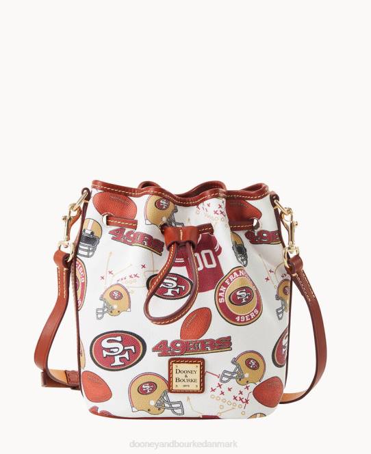 Dooney & Bourke nfl 49ers lille snøre JV0J2281 poser 49ers