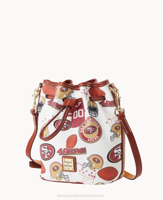 Dooney & Bourke nfl 49ers lille snøre JV0J2281 poser 49ers