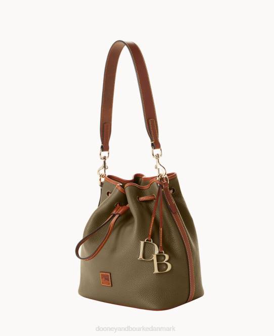 Dooney & Bourke rullesnor af småsten JV0J2904 poser oliven