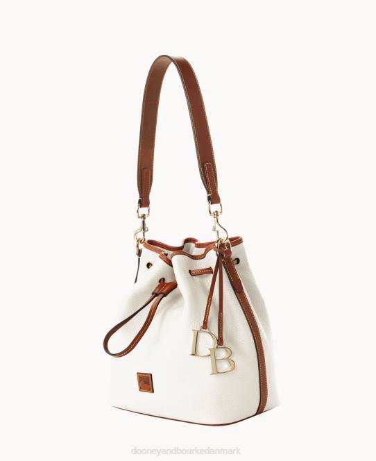 Dooney & Bourke rullesnor af småsten JV0J2913 poser hvid