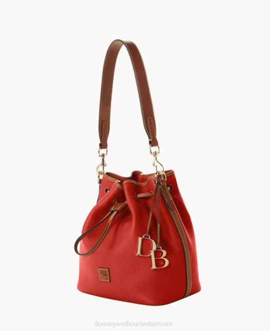 Dooney & Bourke rullesnor af småsten JV0J2914 poser terracotta