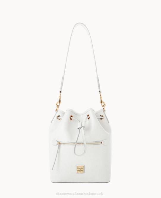 Dooney & Bourke saffiano snøre JV0J3622 poser off white