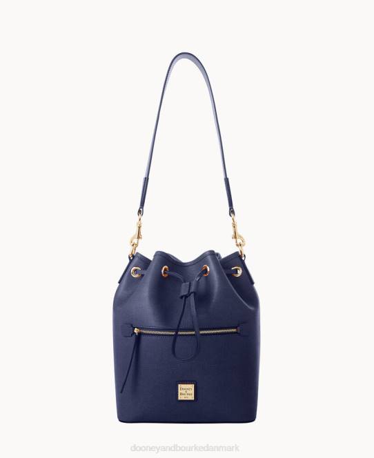 Dooney & Bourke saffiano snøre JV0J3624 poser marine