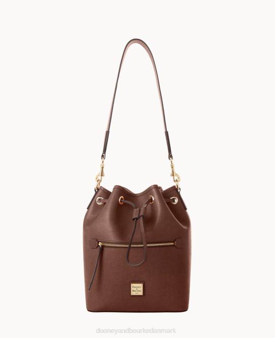 Dooney & Bourke saffiano snøre JV0J3628 poser rav
