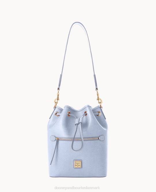 Dooney & Bourke saffiano snøre JV0J3631 poser gletsjerblå