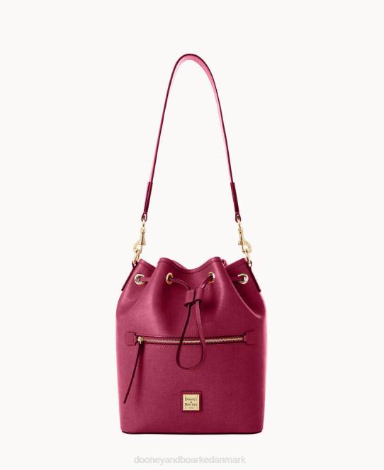 Dooney & Bourke saffiano snøre JV0J3632 poser tranebær