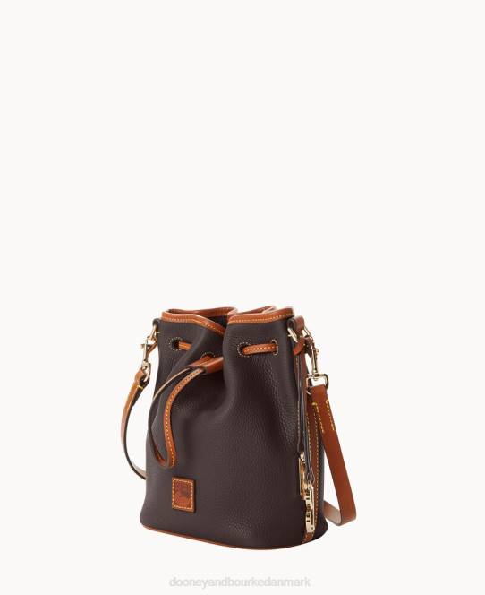 Dooney & Bourke småstens korn lille snøre JV0J2374 poser brun tmoro