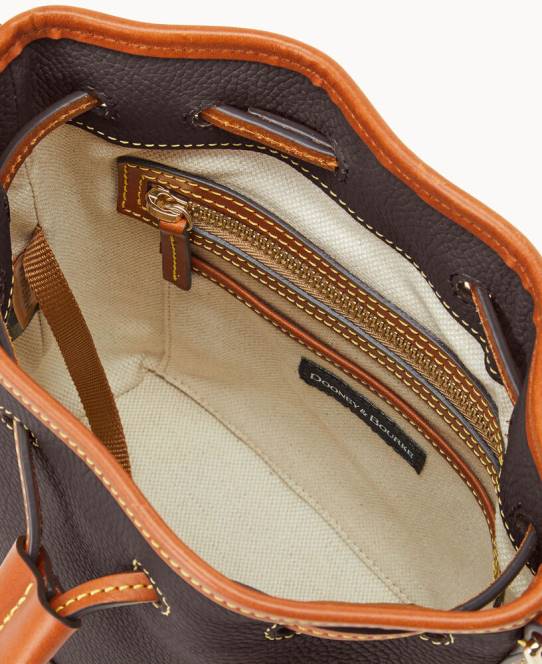 Dooney & Bourke småstens korn lille snøre JV0J2374 poser brun tmoro