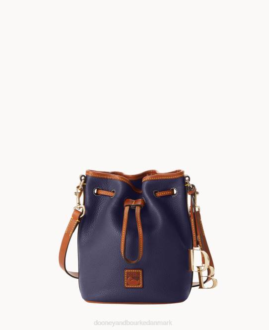 Dooney & Bourke småstens korn lille snøre JV0J2375 poser midnatsblå
