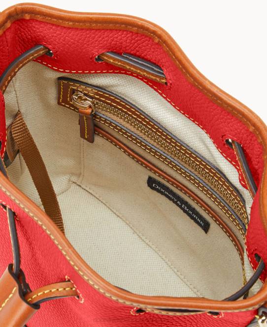 Dooney & Bourke småstens korn lille snøre JV0J2376 poser rød