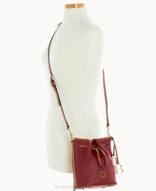 Dooney & Bourke småstens korn lille snøre JV0J2378 poser vin