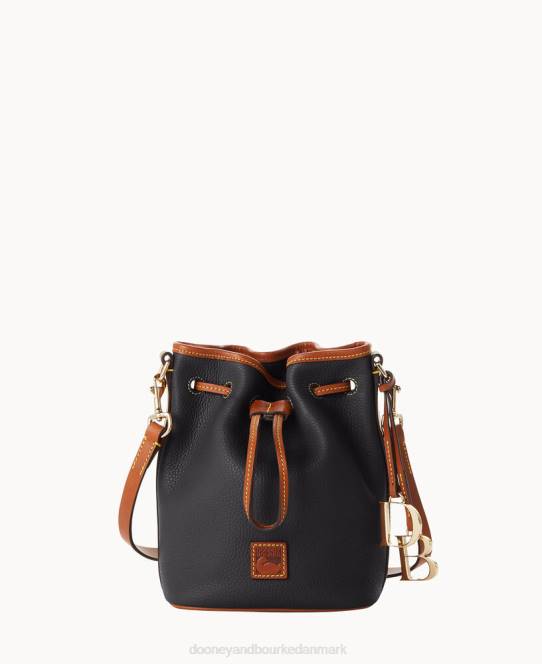 Dooney & Bourke småstens korn lille snøre JV0J2381 poser sort