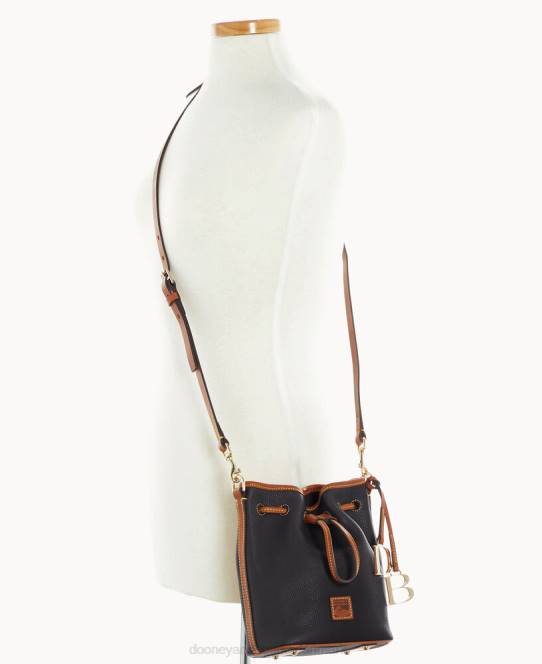 Dooney & Bourke småstens korn lille snøre JV0J2381 poser sort