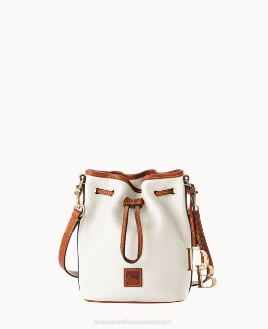 Dooney & Bourke småstens korn lille snøre JV0J2383 poser hvid