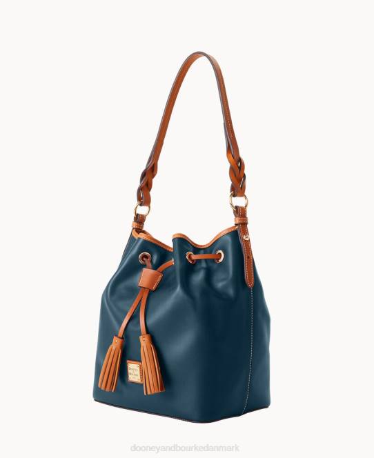 Dooney & Bourke wexford læder tasha snøre JV0J3619 poser midnatsblå