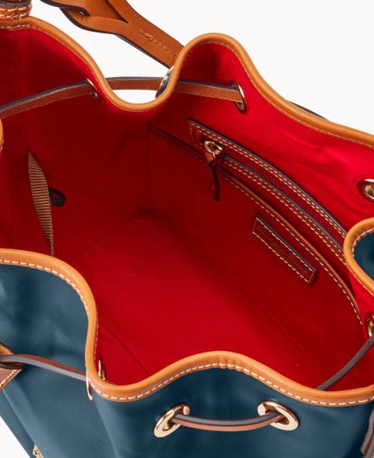Dooney & Bourke wexford læder tasha snøre JV0J3619 poser midnatsblå