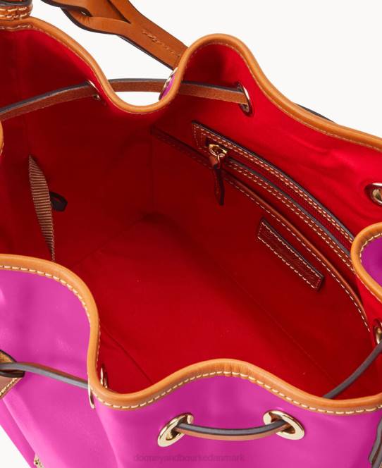 Dooney & Bourke wexford læder tasha snøre JV0J3620 poser magenta