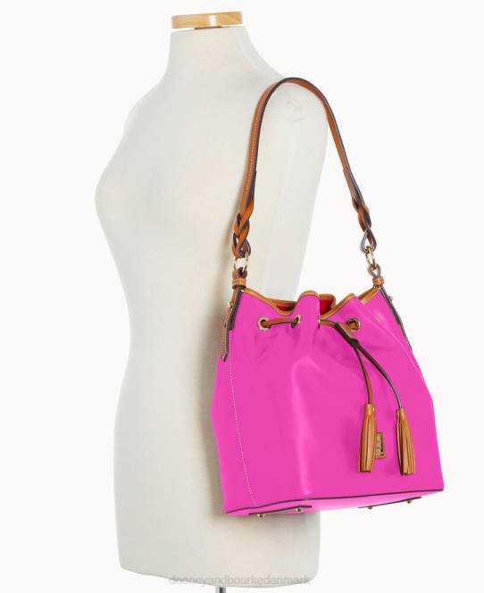 Dooney & Bourke wexford læder tasha snøre JV0J3620 poser magenta