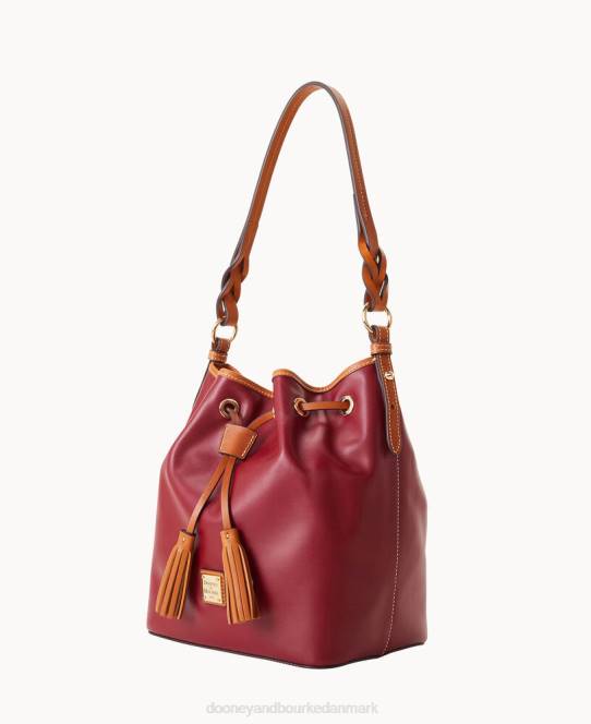 Dooney & Bourke wexford læder tasha snøre JV0J3621 poser morbær