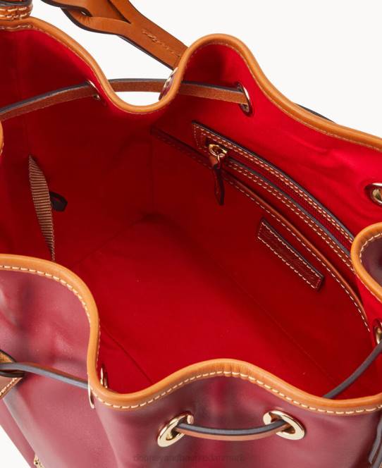 Dooney & Bourke wexford læder tasha snøre JV0J3621 poser morbær