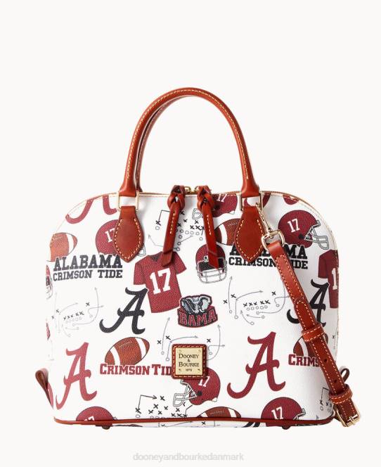 Dooney & Bourke Collegiate alabama lynlåstaske med lynlås JV0J314 poser u af alabama
