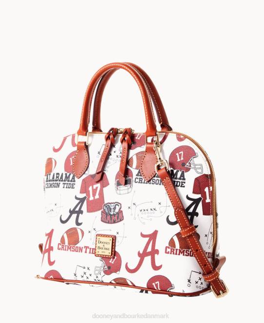 Dooney & Bourke Collegiate alabama lynlåstaske med lynlås JV0J314 poser u af alabama