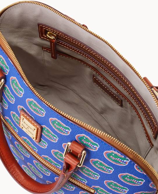 Dooney & Bourke Collegiate florida kuppeltaske med lynlås JV0J280 poser u af florida
