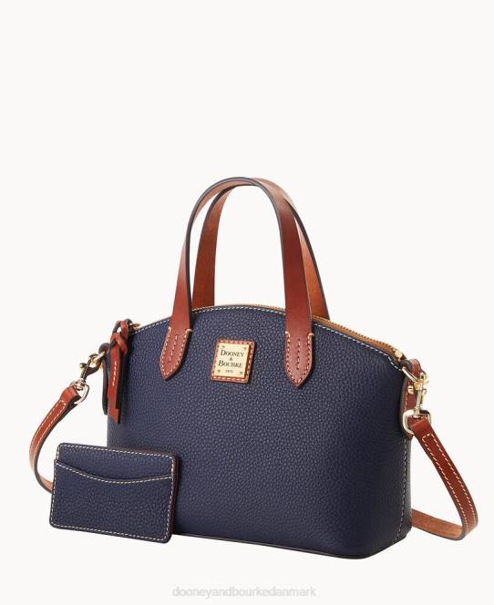 Dooney & Bourke Rubypose med småsten med karton JV0J722 poser midnatsblå