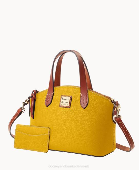 Dooney & Bourke Rubypose med småsten med karton JV0J723 poser sennep