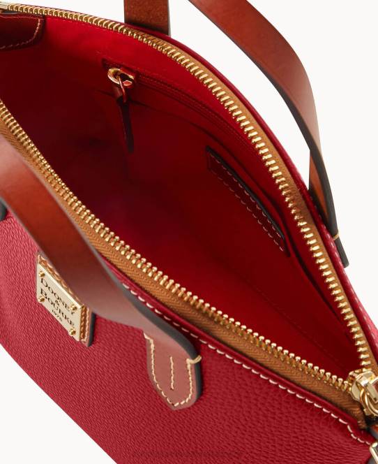 Dooney & Bourke Rubypose med småsten med karton JV0J725 poser rød