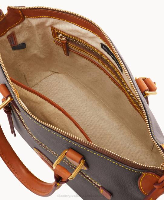 Dooney & Bourke alt vejr læder 3.0 kuppeltaske 30 JV0J249 poser sort