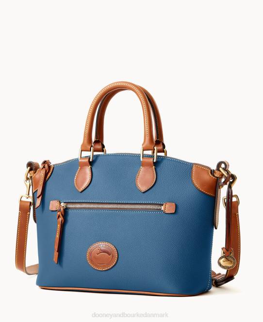 Dooney & Bourke alt vejr læder 3.0 kuppeltaske 30 JV0J252 poser denim