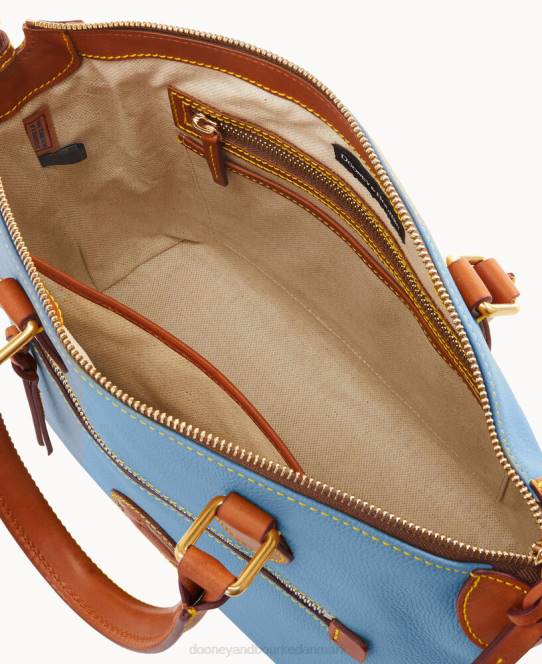 Dooney & Bourke alt vejr læder 3.0 kuppeltaske 30 JV0J252 poser denim