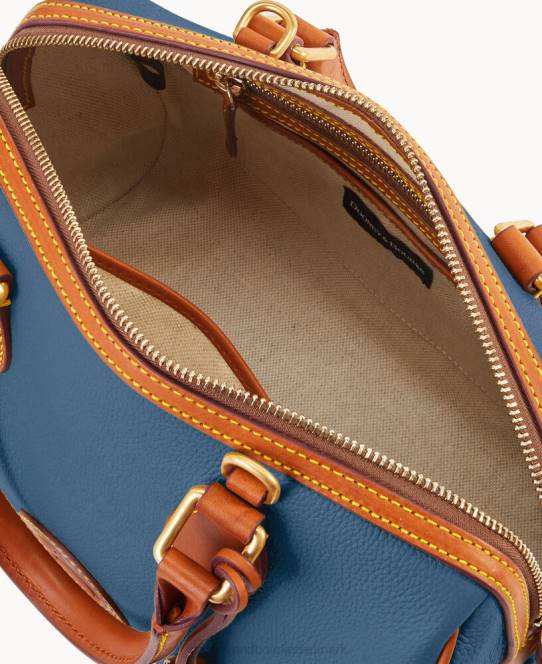 Dooney & Bourke alt vejr læder 3.0 tønde taske 28 JV0J268 poser denim