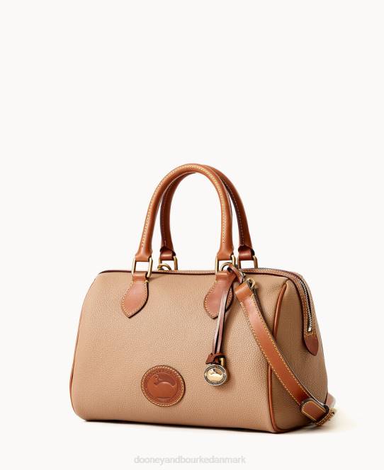 Dooney & Bourke alt vejr læder 3.0 tønde taske 28 JV0J269 poser taupe
