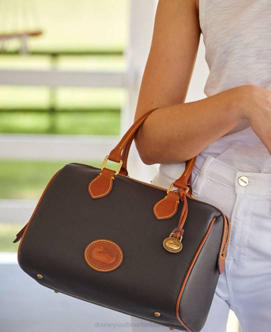 Dooney & Bourke alt vejr læder 3.0 tønde taske 28 JV0J270 poser vanilje
