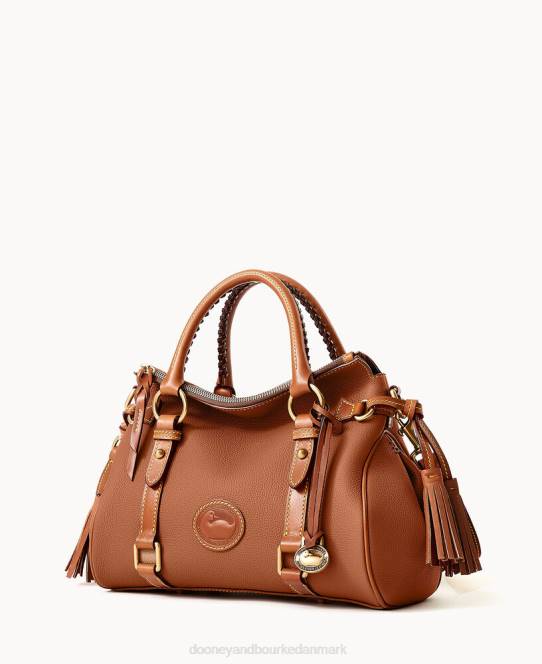 Dooney & Bourke alt vejr læder 3.0 taske 30 JV0J227 poser karamel