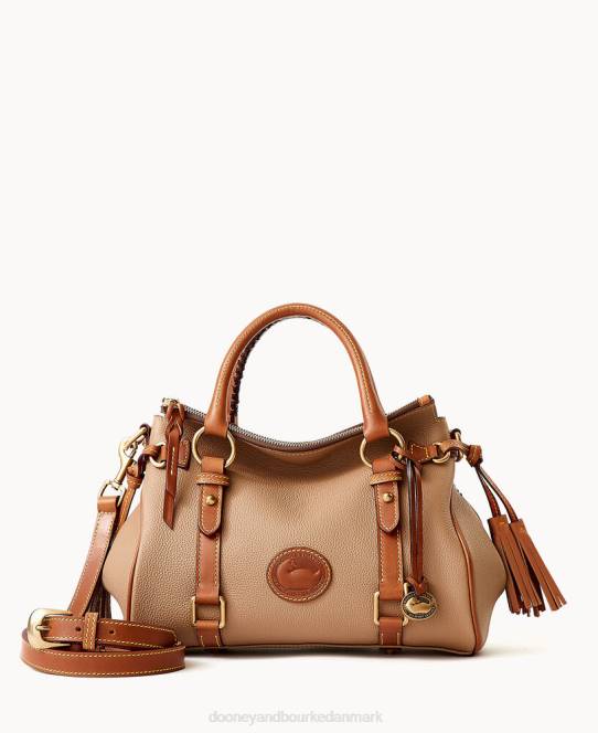 Dooney & Bourke alt vejr læder 3.0 taske 30 JV0J231 poser taupe