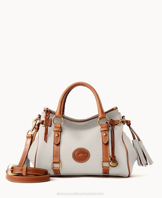 Dooney & Bourke alt vejr læder 3.0 taske 30 JV0J232 poser vanilje
