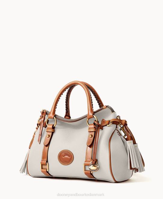 Dooney & Bourke alt vejr læder 3.0 taske 30 JV0J232 poser vanilje