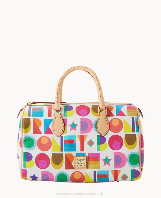 Dooney & Bourke art deco taske JV0J625 poser hvid