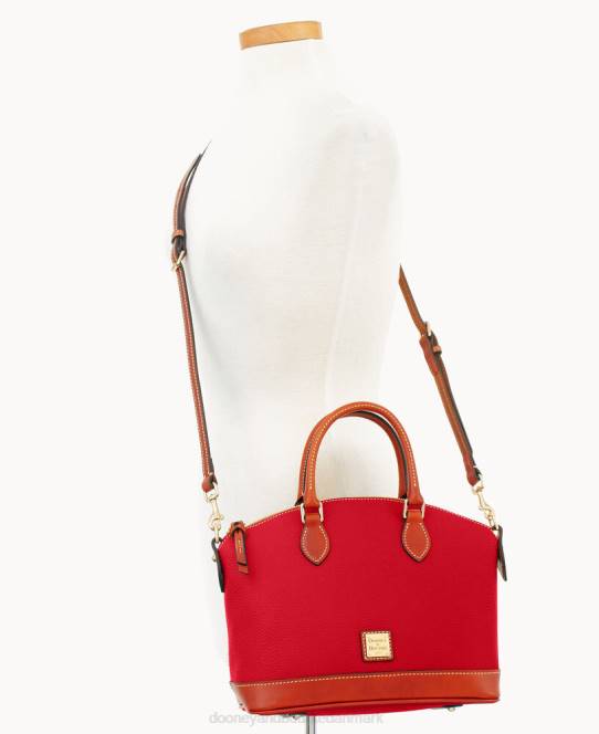 Dooney & Bourke darcy taske af småsten JV0J586 poser rød