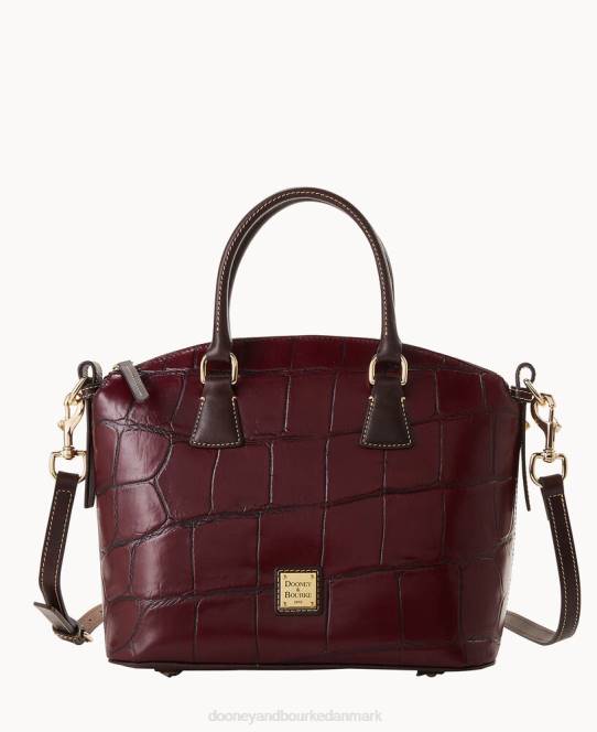 Dooney & Bourke denison kuppeltaske JV0J761 poser bordeaux